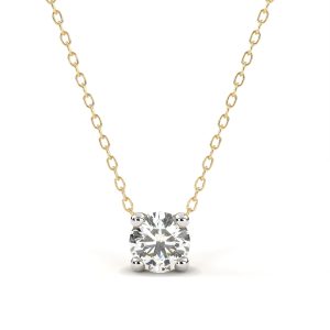 Diamond Pendant Solitaire Necklace